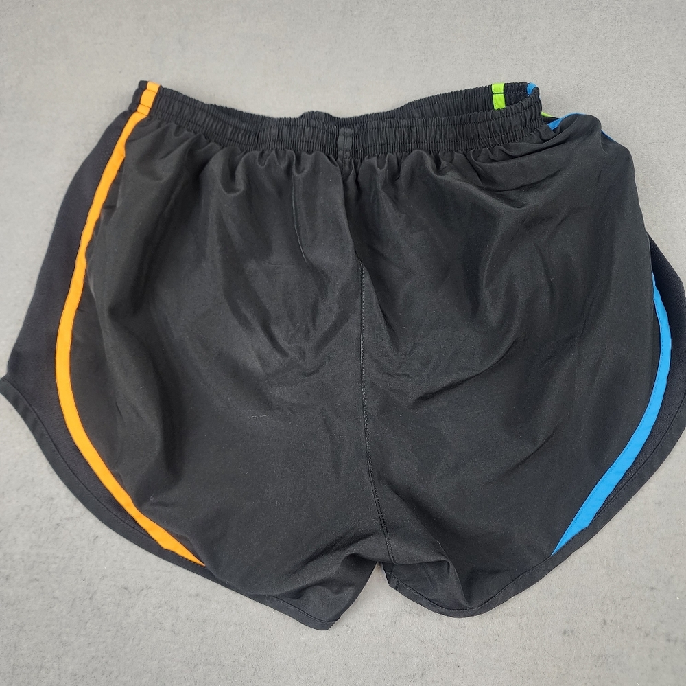 Nike Dri Fit Black Shorts with Colorful Trim Womens Medium Activewear - Picture 3 of 15
